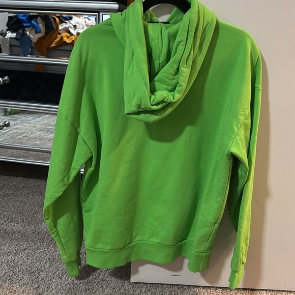 Drew House Lime Green Mascot Fleece Hoodie, Size XXS - Picture 6 of 6